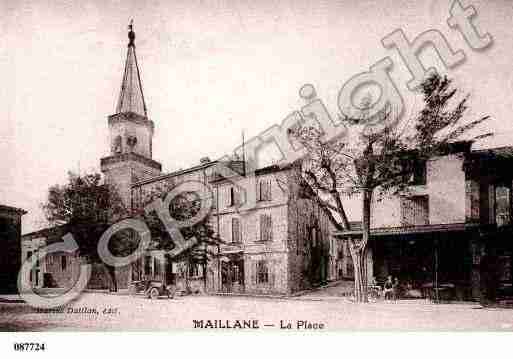 Ville de MAILLANE, carte postale ancienne
