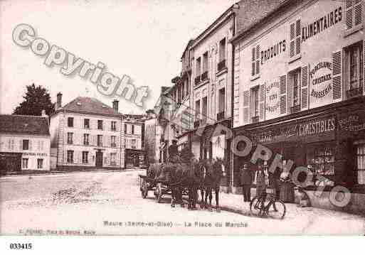 Ville de MAULE, carte postale ancienne