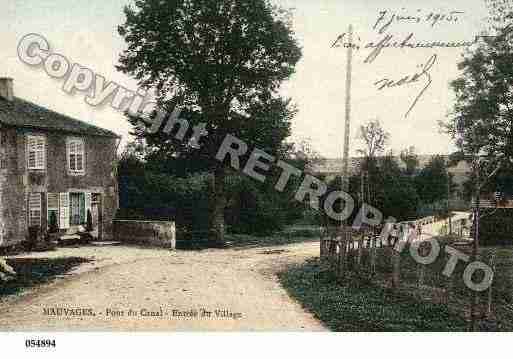 Ville de MAUVAGES, carte postale ancienne