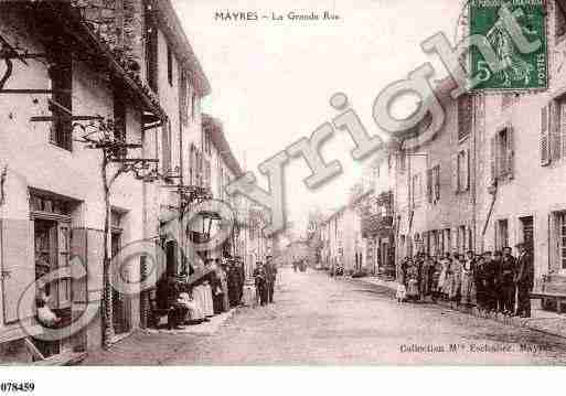 Ville de MAYRES, carte postale ancienne