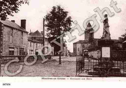 Ville de MAZIERESENGATINE, carte postale ancienne