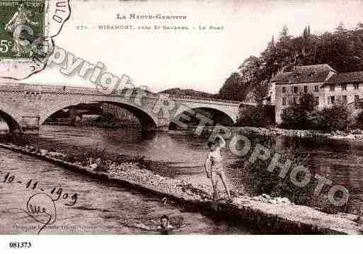 Ville de MIRAMONTDECOMMINGES, carte postale ancienne