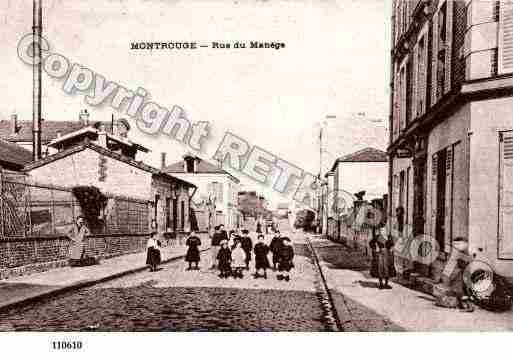 Ville de MONTROUGE, carte postale ancienne