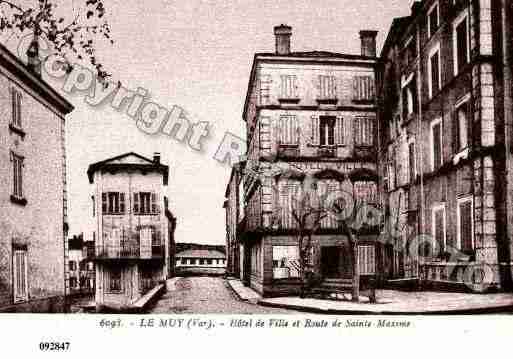 Ville de MUY(LE), carte postale ancienne