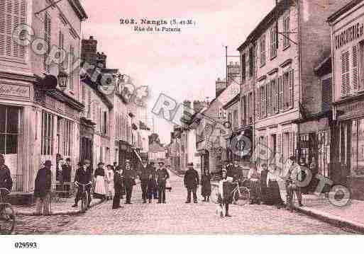 Ville de NANGIS, carte postale ancienne