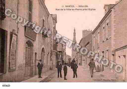 Ville de NANTES, carte postale ancienne