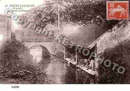 Ville de NESLESLAVALLEE, carte postale ancienne