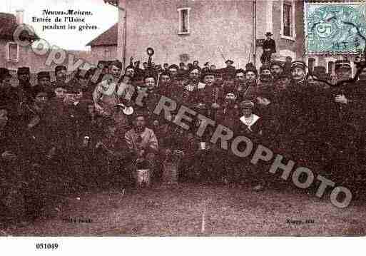 Ville de NEUVESMAISONS, carte postale ancienne