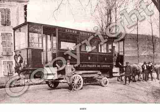 Ville de OUST, carte postale ancienne