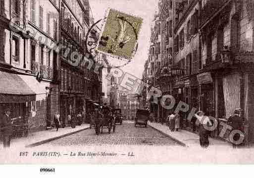 Ville de PARIS9, carte postale ancienne