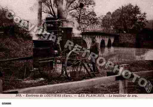 Ville de PLANCHES(LES), carte postale ancienne