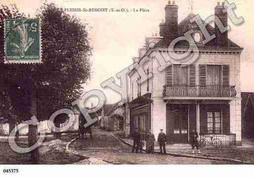 Ville de PLESSISSTBENOIST, carte postale ancienne