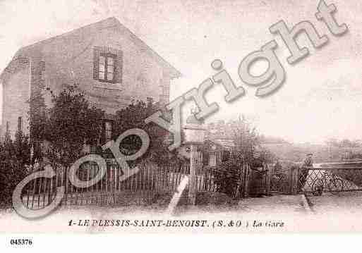 Ville de PLESSISSTBENOIST, carte postale ancienne