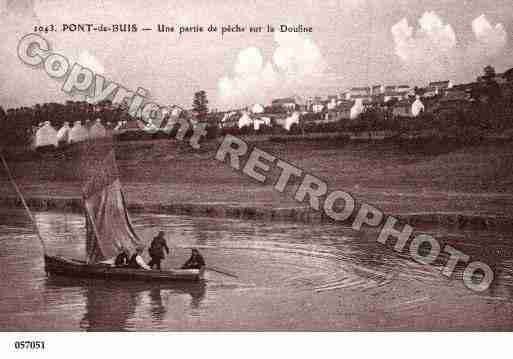 Ville de PONTDEBUISLESQUIMERCH, carte postale ancienne