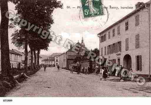 Ville de POUXEUX, carte postale ancienne