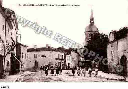 Ville de ROSIERESAUXSALINES, carte postale ancienne