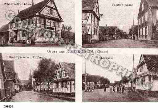 Ville de ROUNTZENHEIM, carte postale ancienne