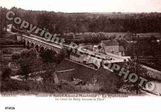 Ville de SAINTAMANDMONTROND, carte postale ancienne