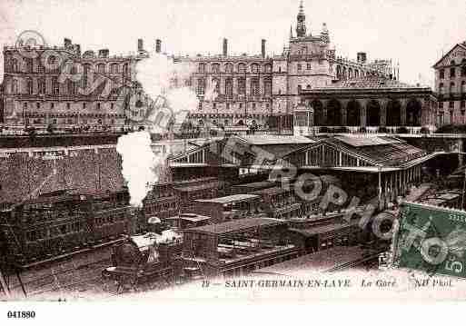 Ville de SAINTGERMAINENLAYE, carte postale ancienne