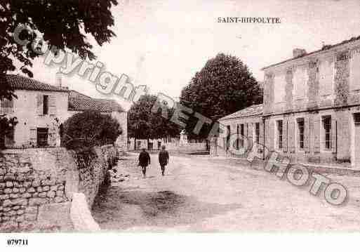 Ville de SAINTHIPPOLYTE, carte postale ancienne