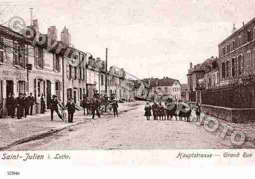 Ville de SAINTJULIENLESMETZ, carte postale ancienne