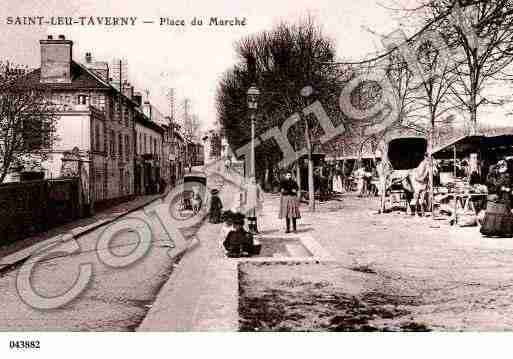 Ville de SAINTLEULAFORET, carte postale ancienne