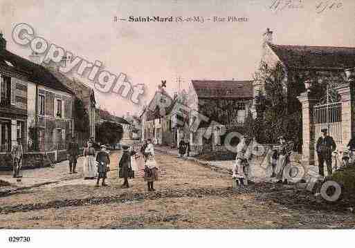 Ville de SAINTMARD, carte postale ancienne