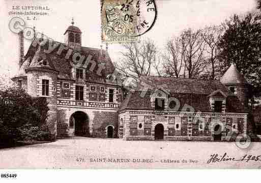 Ville de SAINTMARTINDUBEC, carte postale ancienne