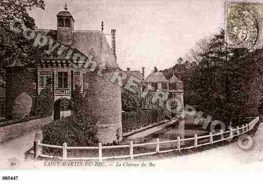 Ville de SAINTMARTINDUBEC, carte postale ancienne