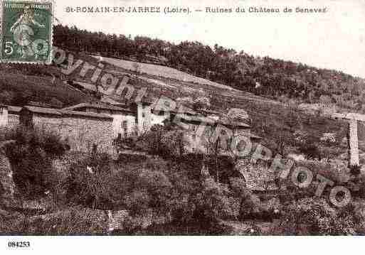 Ville de SAINTROMAINENJAREZ, carte postale ancienne