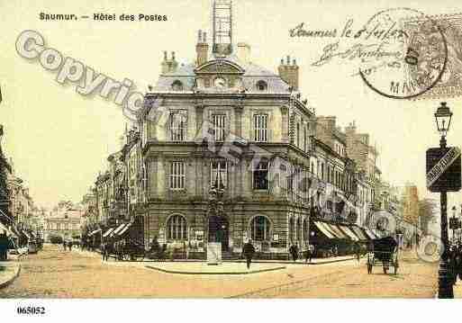 Ville de SAUMUR, carte postale ancienne