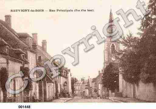Ville de SAUVIGNYLEBOIS, carte postale ancienne Ville de SAUVIGNYLEBOIS, carte postale ancienne