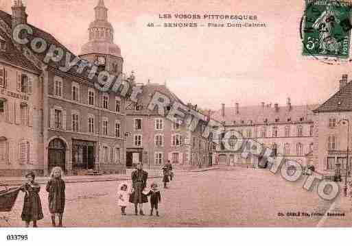 Ville de SENONES, carte postale ancienne