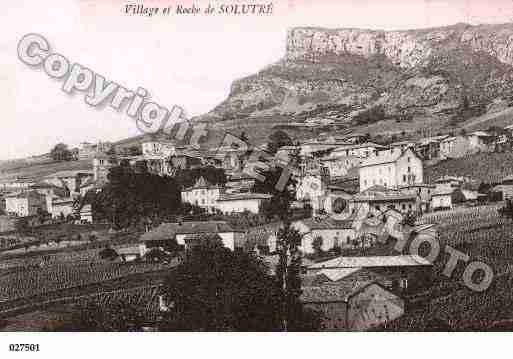 Ville de SOLUTREPOUILLY, carte postale ancienne