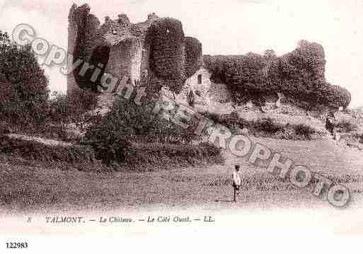 Ville de TALMONTSAINTHILAIRE, carte postale ancienne