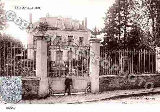 Ville de THIBERVILLE, carte postale ancienne