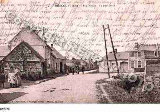 Ville de THIESCOURT, carte postale ancienne