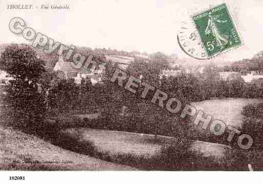 Ville de THOLLET, carte postale ancienne Ville de THOLLET, carte postale ancienne