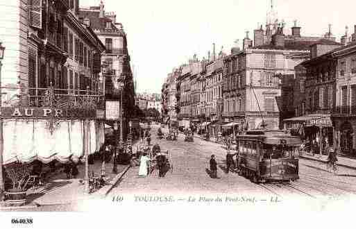 Ville de TOULOUSE, carte postale ancienne