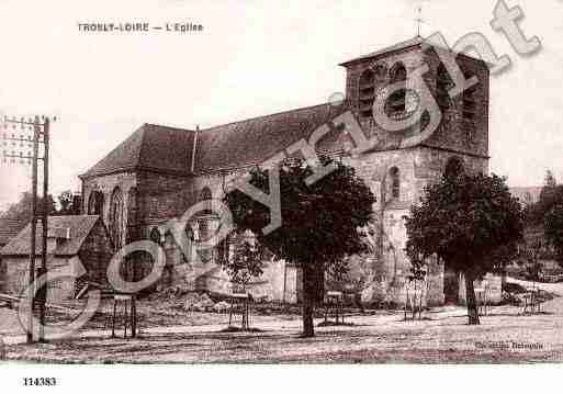 Ville de TROSLYLOIRE, carte postale ancienne