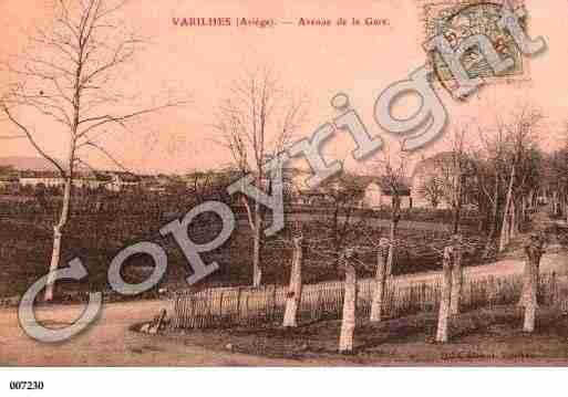Ville de VARILHES, carte postale ancienne