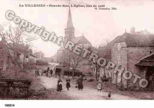 Ville de VILLEDIEUENFONTENETTE(LA), carte postale ancienne