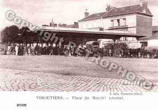 Ville de VIMOUTIERS, carte postale ancienne