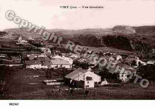 Ville de VIRY, carte postale ancienne