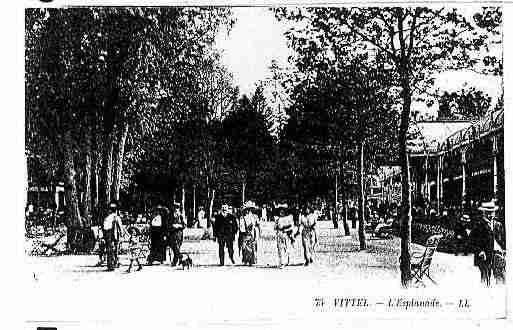 Ville de VITTEL, carte postale ancienne