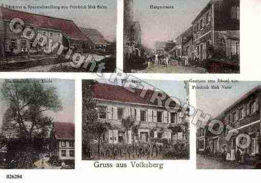 Ville de VOLKSBERG, carte postale ancienne Ville de VOLKSBERG, carte postale ancienne