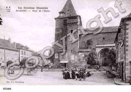 Ville de ALLASSAC, carte postale ancienne