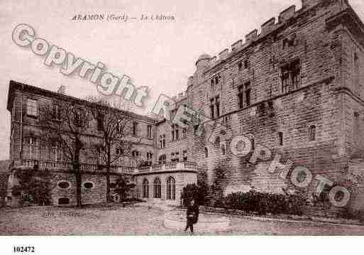 Ville de ARAMON, carte postale ancienne