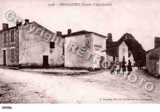 Ville de ARDILLIERES, carte postale ancienne