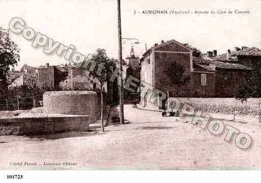 Ville de AUBIGNAN, carte postale ancienne